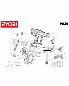 Buy A Ryobi P625 Spare part or Replacement part for Your Paint and Fix Your Machine Today